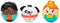 Playskool Weebles My Best Friends - Weeble Wobble Preschool Toy for Toddlers, 2 Weebles Characters + 1 Weebles Pet Dog for Kids Ages 12 Months and...