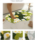 Moss Rug Lovely Green Flower Moss Leaf Rug Moss Bathroom Rug Bathroom Bedroom Kid's Living Room Non-Slip 3D Moss Carpet Washable Water Soft Moss C...