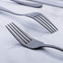 Matte Black Dinner Fork, GoGeiLi Stainless Steel Satin Finish 8.0-inch Silverware Flatware Fork Set, Service for 6, Dishwasher Safe...