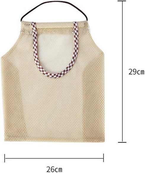 hatisan Reusable Hanging Storage Mesh Bags Durable & Strong Fruit and Vegetable Mesh Bags/Pulling resistance Storage Tote Bags for Garlics, Potato...