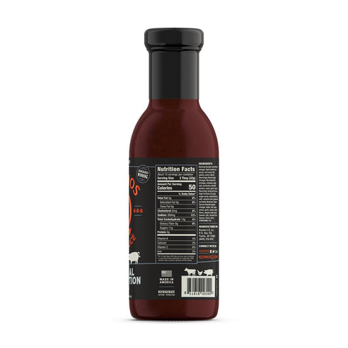 Kosmos Q Original Competition BBQ Sauce - 15.5 Oz Bottle for Award-Winning BBQ & Marinades - Thick Barbecue Sauce for Tender Meat (Original Compet...