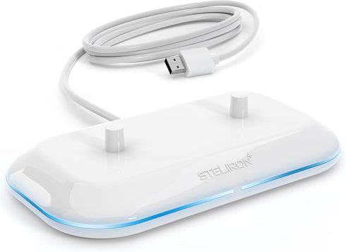 Galvanox Dual Toothbrush Charger for Philips Sonicare Electric Toothbrushes - Replacement for HX6100 Works with Protective Clean 4100, 6100, Kids ...