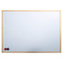 DESK TECH Dry Erase Magnetic White Bulleting Board with Beige Pinewood Wooden Frame -Gifted 2 Magnet- 18 x 24 inches - Flexible Mounting, Versatil...
