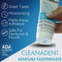 Dr. B Dental Solutions Cleanadent Denture and Gum Toothpaste, ADA Accepted All-Natural Denture Toothpaste for Adults - Removes Odors, Stains and A...