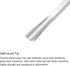 uxcell Wood Chisels Carving Knife, 10mm Chrome Plated 45# Carbon Steel Straight Half-round Tip Woodworking Hand Tool Graver 165mm (6.5-Inch) Lengt...