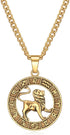 Rnivida Zodiac Sign Necklaces,Constellation Necklace Pendant for Women and Men Personalized Astrology Jewelry...