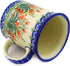 Polish Pottery Mug - Straight Sided - Crimson Bells...