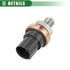 Motoforti Engine Oil Pressure Sensor, Fuel Oil Pressure Sensor Switch Sending Unit, for Honda CR-V 2002-2011, Metal, No.56490PNA003, Silver Tone...