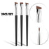 JASSINS Fine Eyeliner Brushes,3 PACK Ultra thin Angled Eyeliner Brushes And Eyebrow Brush Set,Women's Quality Gel Eye Liner Makeup Brush,For Newbi...
