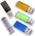 USB Flash Drives 2.0 Metal Key Pack of 5 Colors (512MB,Not GB,Smaller Than 1GB,Blank)...