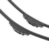 2pcs 21"+24" Universal Hook U/J Bracketless Curved Premium All-Season Front Windshield Wiper Blades Set of 2 Combo Pack New Factory Replacement AA...