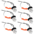 RTNLIT E26 Socket Adapter, Medium Base Male Screw in Light Bulb Socket Pigtail for Led Ceiling Lights Downlight(Pack of 6)...