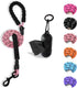 NESTROAD Heavy Duty Dog Leash with 2 Padded Handles,High Reflective Threads Rope Dog Leash with Poop Bag Holder for Small,Medium and Large Dogs Wa...