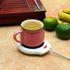 Home&Office Desktop Electric Mug Warmer-Coffee/Tea/Cocoa/Soup-Scented Candles Gift for Winter 2pcs(White and Black (CFW002-White Black)...