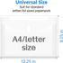 Sooez 10 Pack Plastic Envelopes File Folders, Rainforced Clear Folder Important Document Organizer, A4 Letter Size Bill Receipt Paper Holder Organ...