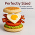 HIC Non-Stick Fried and Poached Egg and Pancake Cooking Rings, Heart Shaped, Nonstick, PFOA and BPA Free, 4.625-Inches x 4.25-Inches, Set of 2...