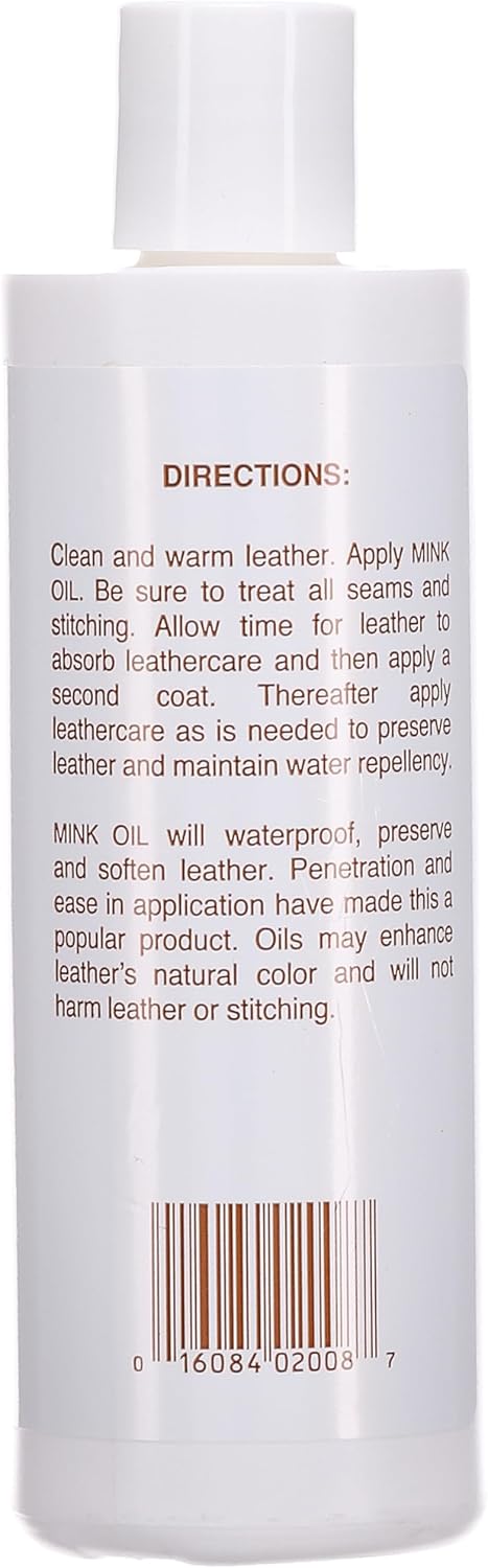 Mink Oil Clear, 8 oz...
