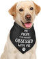 My Mom is So Obsessed with Me Dog Bandana Scarf Triangle Bibs Pet Accessories Cat Kerchief...