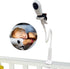 TakTark Universal Baby Camera Mount, Flexible Baby Camera Holder, Baby Monitor Shelf, Baby Camera Stand for Crib Nursery,1080P Indoor Alert Compat...