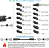 SHNITPWR 48W Universal Power Supply 9V 12V 15V 17V 19V 20V 24V Adjustable Variable AC/DC Adapter with 5.5x2.5mm Tip 100V-240V AC to DC Converter 9...