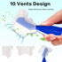 Denture Case with Denture Brush, Waterproof Denture Bath with Portable Denture Brush Holder,Partial Denture Case with Basket denture cups for soak...