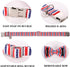 DOGWONG American Flag Dog Collar with Bowtie, Flag Cotton Dog Collar Comfortable Durable American Dog Collar - Memorial Day Collar for Small Mediu...
