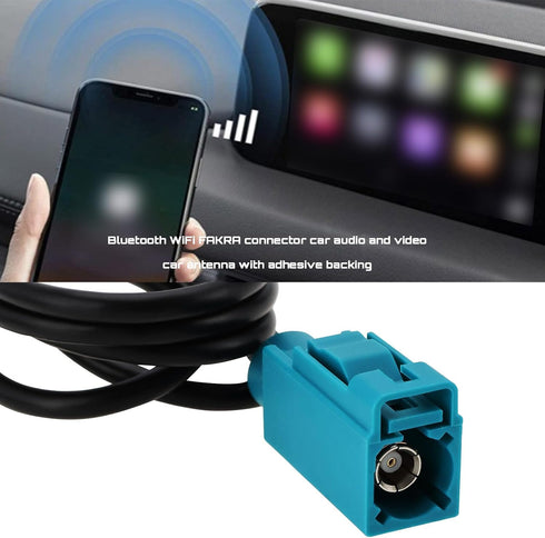 Vehicle WiFi Bluetooth Antenna FAKRA 2.4GHz 4G Cellular Hidden Aerial Antenna Compatible with BMW Compatible with CarPlay ABS Retrofit Aerial...