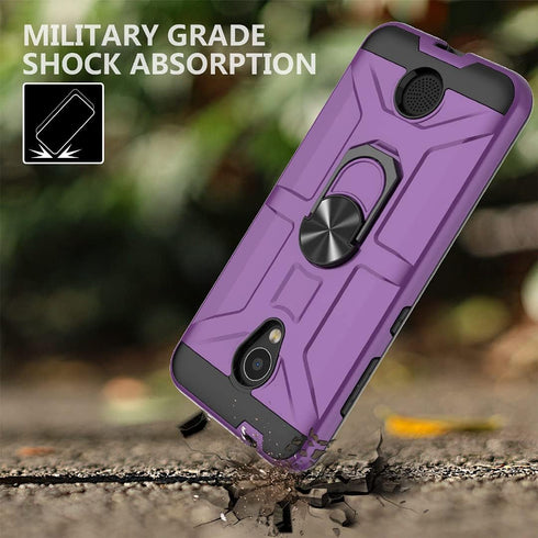 Jeylly for Coolpad Legacy SR Case, for Coolpad Legacy S Cover Heavy Duty Shockproof Dual Layer Hard PC Soft TPU, Protective Phone Case with Magnet...