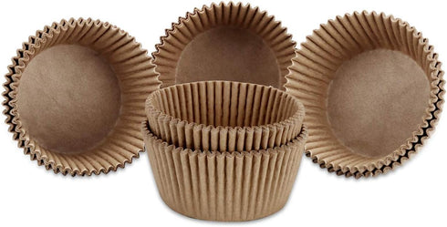 Gifbera Natural Cupcake Liners Standard Baking Cups 400-Count, Unbleached No Smell Paper...