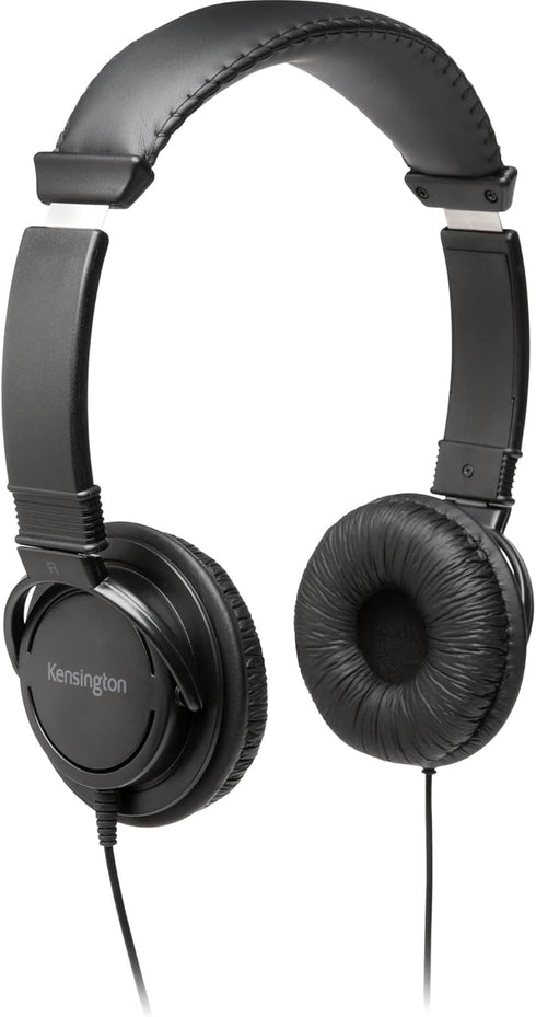 Kensington USB-A Hi-Fi Headphones, Over-Ear Headset, 6ft Cord (K97600WW), Black......