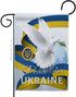 Ukrainian Decorations Home Decor Banner Room Wall Art Patio Lawn Front Porch Outdoor Small Tapestry Yard Sign Wall Hanging Stand with Bandera de U...