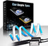Car LED Strip Lights, 2 Pcs 24 Inch Flexible Headlight Strips DRL Light Tube, Dual Color White and Amber Daytime Running Lights Waterproof Neon Tu...