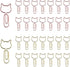30pcs Kitten Shape Paper Clips with Clear Box, Rose Gold and Yellow Gold, Funny Cute Paperclips Bookmarks Planner Clips for Fun Office Supplies Sc...