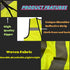 High Visibility Kids Safety Vest,Toddler Safety Vest,Reflective Vest Kids,Toddler Construction Vest For Cycling &Running...