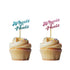 Morndew 24 PCS Wheels or Heels Cupcake Toppers for Gender Reveal Baby Shower Birthday Party Wedding Party Decorations - Boy or Girl - He or she...