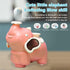 Elephant Blowing Ball Walking Car Toys with Music Light Baby Crawling Toys Tummy Time Interactive Toddler Infant Toy Automatically Avoid Obstacles...