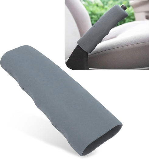 1 PC Car Handbrake Cover, 1.65" x 4.8" x 1.41" Non-slip Corrugated Anti-stretch Silicone Handbrake Protective Decorative Cover, Replacement Retrof...