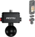 iMESTOU Sports Camera Riding Mount with 1/4 Screw for Insta 360 Action Camera Installing and 1“ Ball Head 360° Adjustable Fits for RAM iMESTOU...1...