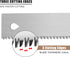 Mini Hand Saw, 6 Inch Flush Cut Saw 17 TPI Trim Saw for Woodworking Tools Small Projects...
