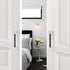 Ravinte 1 Pack Brushed Nickel Sliding Closet Door Handles Silver Flush Pulls 7in Length Recessed Finger Pulls for Sliding Barn Door Sqaure Cabinet...