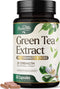 Green Tea Extract Pills 1000mg with EGCG for Heart Support with Antioxidants - 98% Standardized Polyphenols - 3X Absorption Green Tea Capsules for...