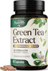 Green Tea Extract Pills 1000mg with EGCG for Heart Support with Antioxidants - 98% Standardized Polyphenols - 3X Absorption Green Tea Capsules for...
