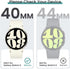 Tensea [5+5Pack for Samsung Galaxy Watch 6 Screen Protector Case 40mm Accessories, Hard PC Bumper & HD Anti-Fog Tempered Glass Protective Film, Fa...