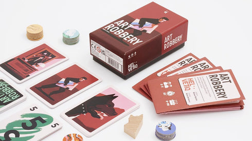 Art Robbery Card Game - Strategic Heists and Cunning Thieves! Fun Family Game for Kids and Adults, Ages 8+, 2-5 Players, 20 Minute Playtime, Made...