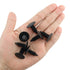50PCS Black Plastic Nylon Rivet Clips Furniture Assembly Shelves Retainer Vapor Barrier Christmas Tree Fasteners for Crawlspace Barrier Poly Liner...