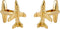 Golden Space Shuttle Cufflinks for Men...
