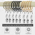 Teenitor 60pcs Party Light Hanger, Gutter Hangers for Lights, Curtain Clips Hanging Clamp Hooks Hanger Clips for Curtain Photos String Party Light...