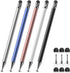 Stylus (5 Pcs), 2-in-1 Stylus Pen for Touch Screen, High Precision and Sensitivity, Suitable for iPhone/ipad/Android Tablets, Compatible with All ...