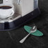 Carrotez Small Silicone Coffee Spoon Rest 2 pcs (0.2" x 1.6" x 3.74"), Spoon Holder Flexible almond-Shaped for Next to Coffee Maker - Kitchen Uten...