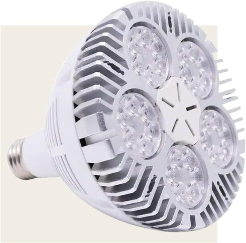 45W PAR38 30pcs LEDs Warm White Spotlight Bulb E27 Project Tracking Light 24 Degree Beam (45W, Warm White)...